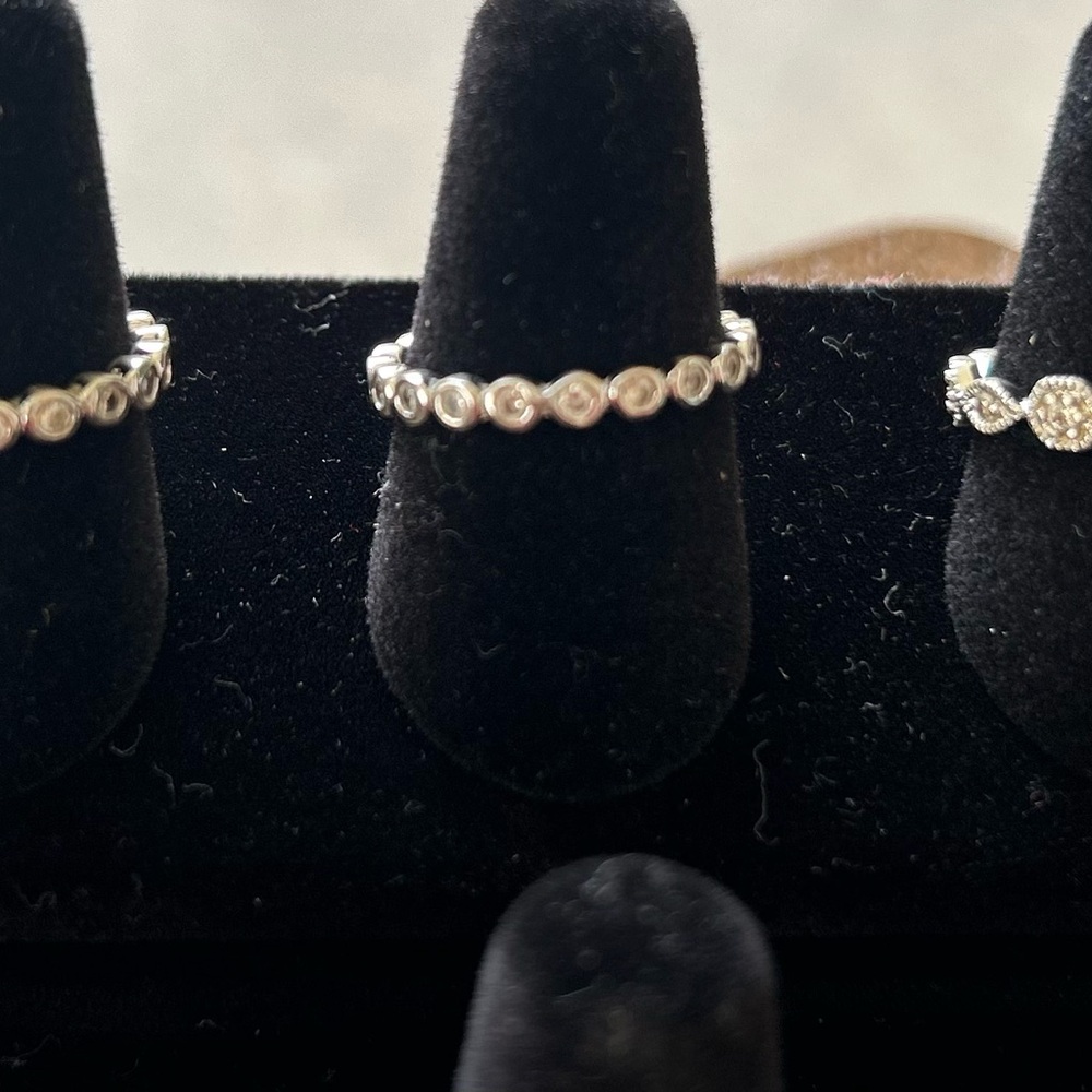 Ross Simmons Stackable Elegant Silver Women's Ring - image 5